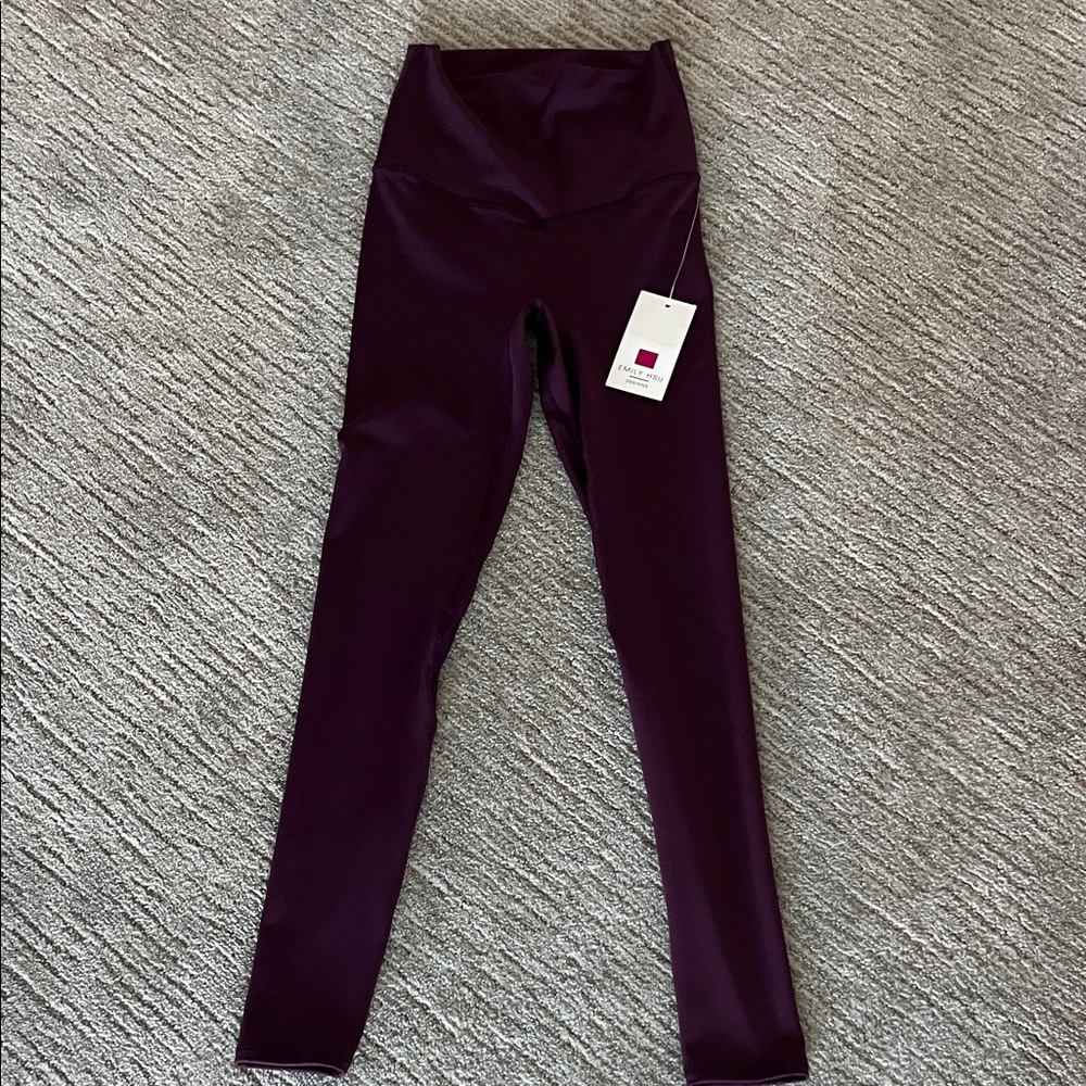 Emily Hsu Designs Purple Leggings